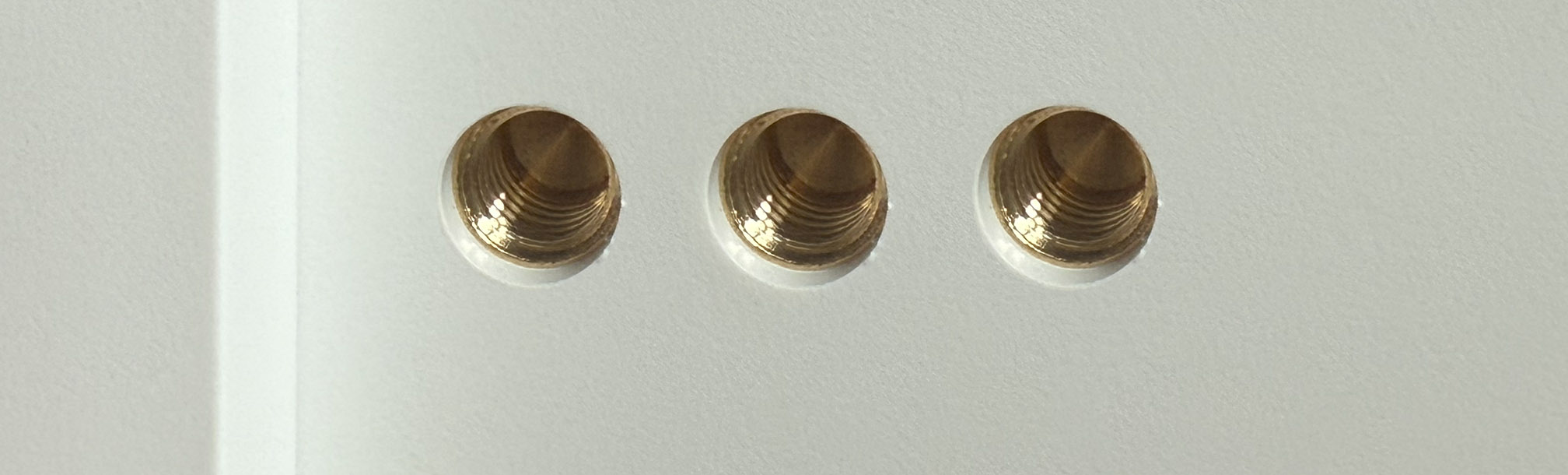 Threaded Inserts Set in Plastic